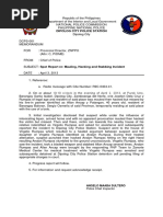 Spot Report, Progress Report and Final Report