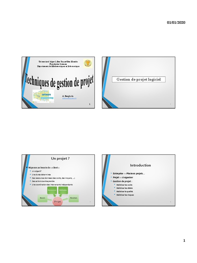 Diagrammes de Gantt et PERT en gestion de projet | PDF | Informatique ...