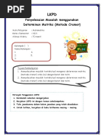 Lkpd Ukuran Pemusatan Data Berkelompok