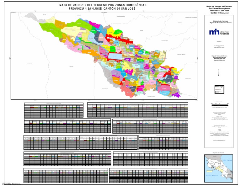 Mapa de Valores de Terrenos de La GAM | PDF