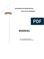 Implementar uso biodiesel palma reducir desabastecimiento diesel Santa Cruz