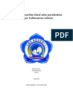 Makalah Kearifan Lokal Adat Pernikahan Banjar Kalimantan Selatan