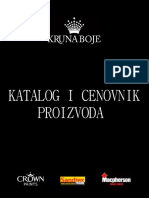 KRUNA BOJE Cenovnik Proizvoda 2015