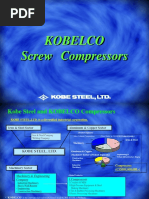 Kobelco knw series manual