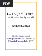 Derrida-La Tarjeta Postal