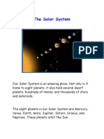 The 8 Planets of Our Solar System