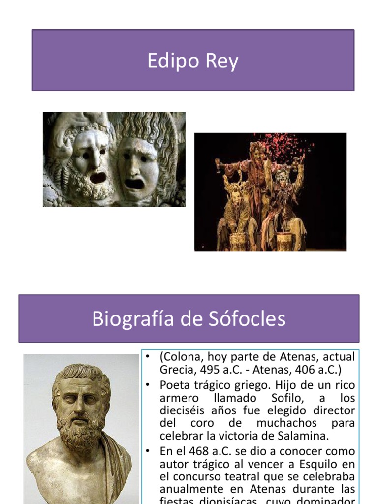 Edipo Rey | PDF | Sófocles | Tragedia griega