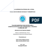 Plan de Marketing para Exportacion y Comercializacion de Cafe Convencional PDF