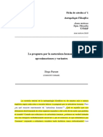 Ficha de Cátedra Nº1 - La Preg Por La Naturaleza Humana