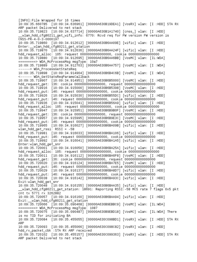 Host Driver Logs Current | PDF | Osi Protocols | Internet Architecture