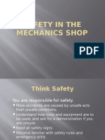 Safety in The Mech Shop