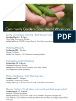 2010 Community Gardens Educational Workshops