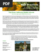Best Practices in Middle School Gardens - Instructional School Gardens