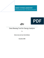 Energy analysis binning tool