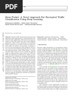 Deep Packet: A Novel Approach For Encrypted TrafficClassification Using Deep Learning