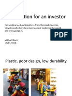 Presentation For An Investor