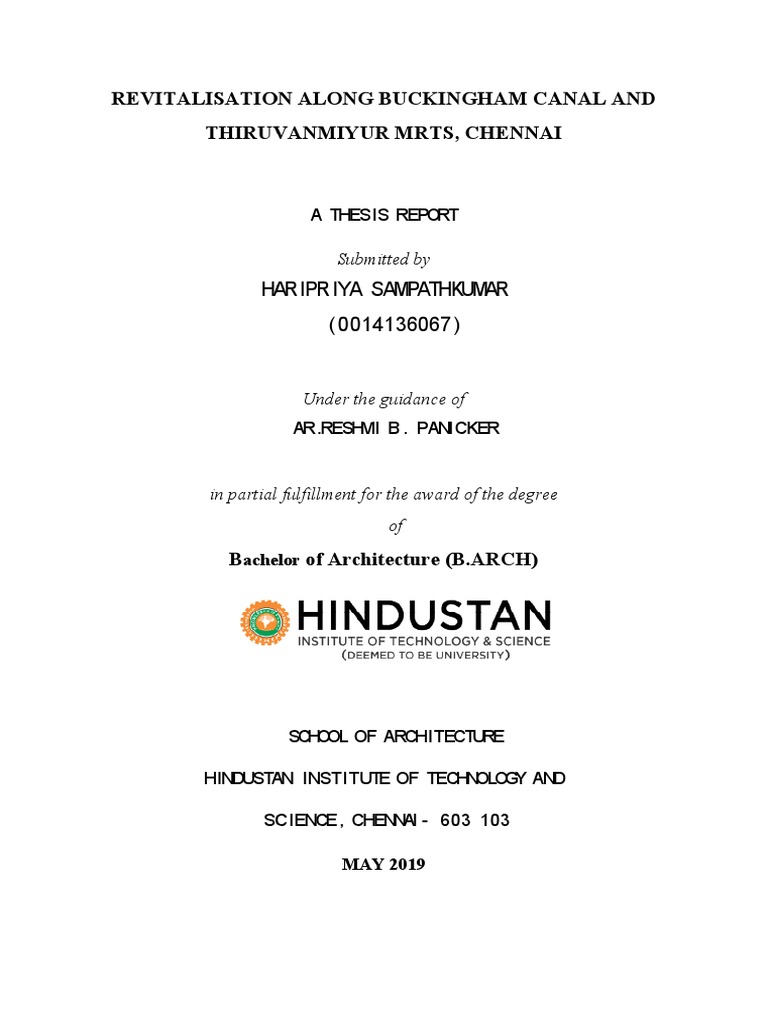 Revitalizing Chennai's Waterfront A Proposed Design for Redeveloping