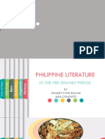 Philippine Literature in the Pre-Spanish Period