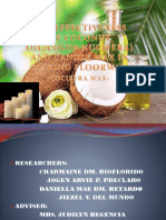 Feasibility of Coconut Oil (Cocos Nucifera)