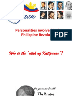 Personalities Involved in PH Rev