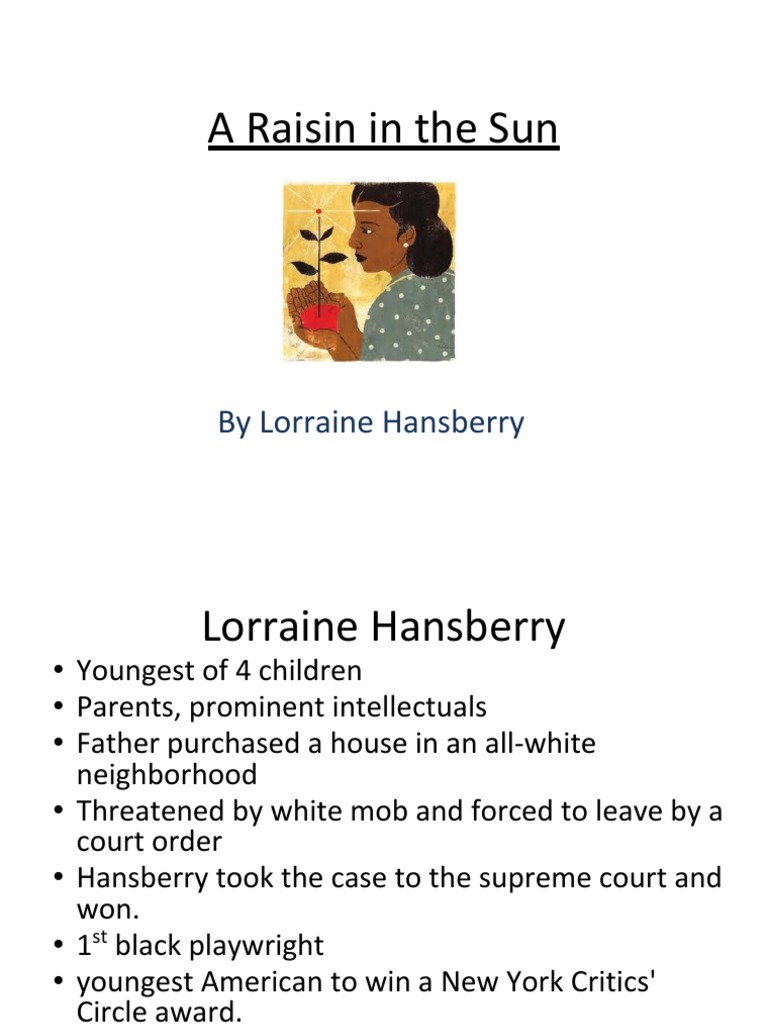 A Raisin in The Sun Introduction and Notes PDF