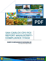 San Carlos CPS PGS Report: Compliance Stage Highlights