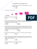 Soal Latihan Materi Pola Dan Baris Bilangan