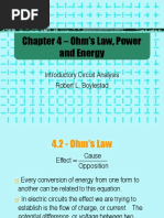 Ohm's Law, Power and Energy