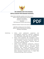 Permen No. 27 Tahun 2019 - Pertimbangan Teknis Pertanahan PDF