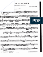 TELEMANN - Sonate en Ut Mineur PDF