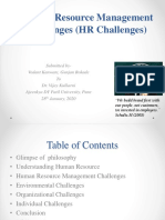 Human Resource Management Challenges (HR Challenges)