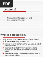 DBMS-LECTURE 13 Transactions