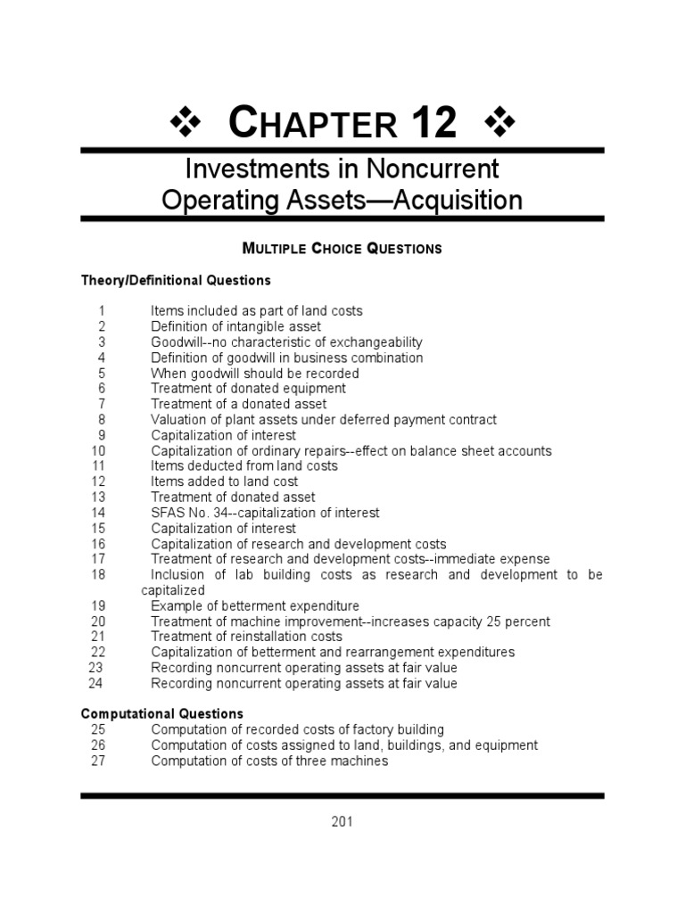 tbch12 | PDF | Goodwill (Accounting) | Book Value