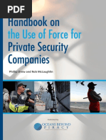 Handbook On The Use of Force For Private PDF