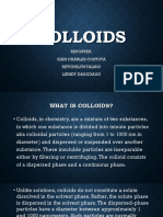 COLLOIDS Report