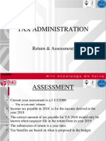 Topic 9 - Tax Administration