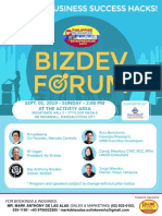 BIZDEV FORUM Sponsorship Opportunities