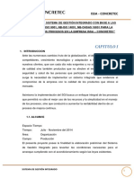 Sistema de gestión integrado para ISSA-CONCRETEC