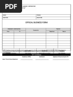 Official Business Form (062019)