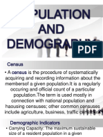 Population and Demography