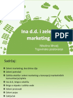 Ina D.D. I Zeleni Marketing