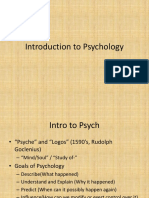 Intro to Psych: History and Perspectives