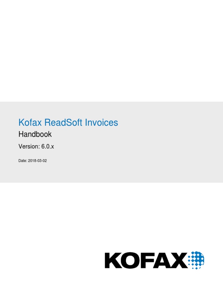 Readsoft Invoices Handbook Download Free Pdf Visual Basic For