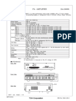 5112 Za 1360ss Pa Amplfier Specification PDF