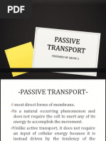 Passive Transport