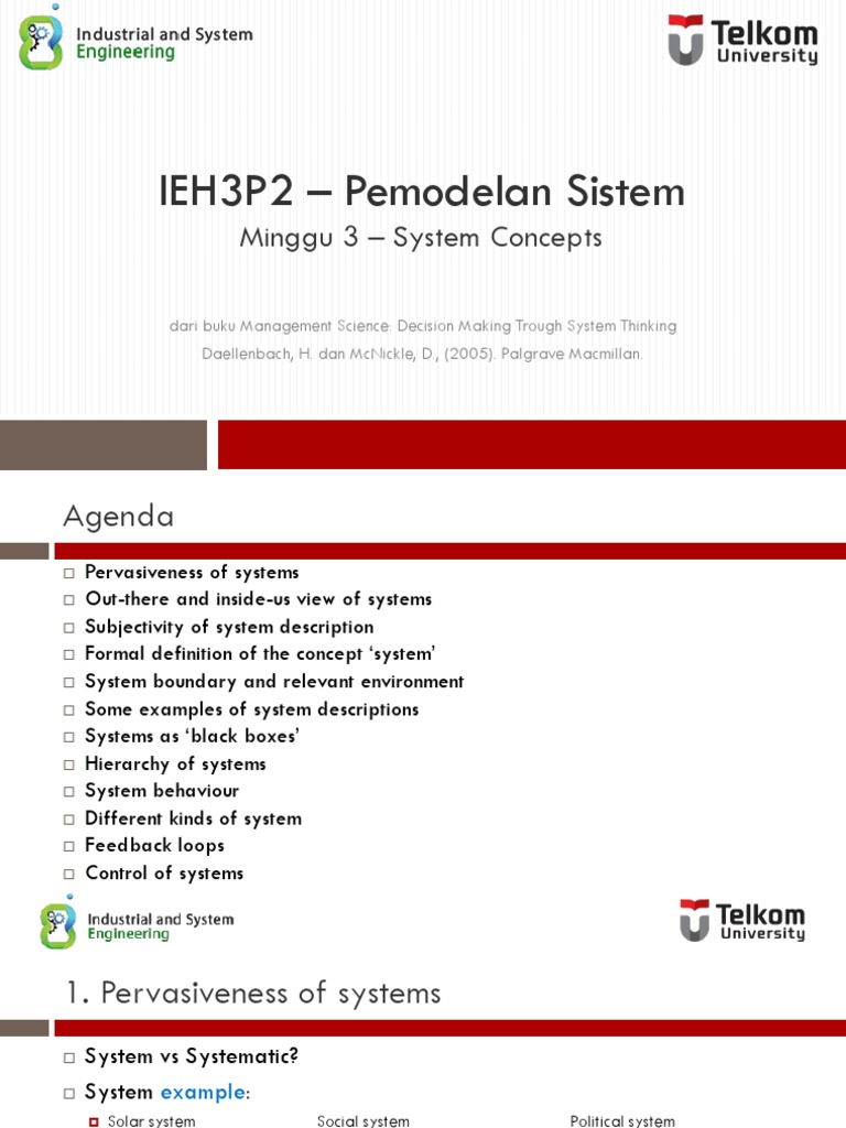 Pemodelan Konsep Sistem dalam Manajemen | PDF | System | Systems Theory