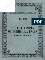 Tit Livije Istorija Rima II PDF