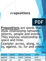 4 Prepositions