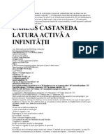 Carlos Castaneda - Latura Activa a Infinitatii