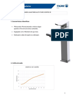 Ficha Tecnica Misturador Monocomando para Lavatorio Bica Alta Tigre Centre - 0 PDF